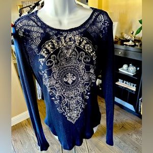 Affliction glam long sleeve